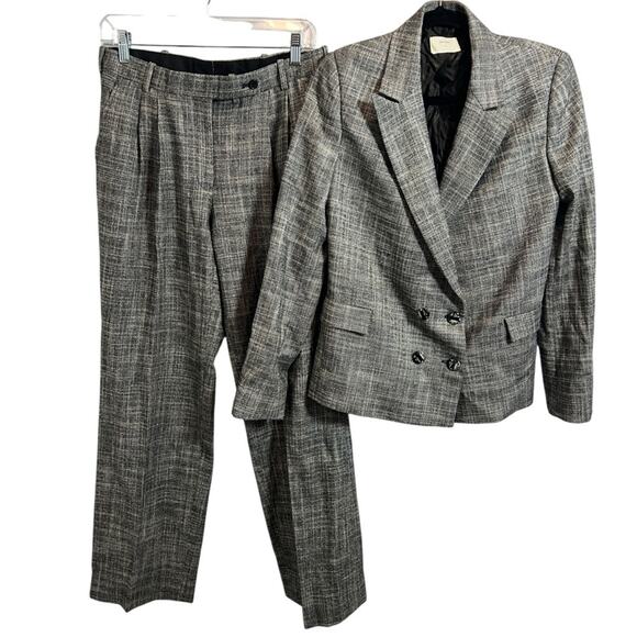 Billy Reid $1200 Wool Silk 2 Piece Pants Suit Jacket Blazer Sz 4 - Picture 1 of 9